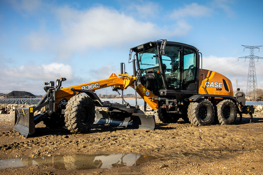 Case CE offers an electro-hydraulic joystick control option for C-Series graders 